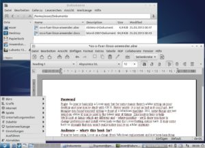 Abbildung 2: Abiword ist eine schlanke Textverarbeitung, die Lubuntu automatisch installiert.