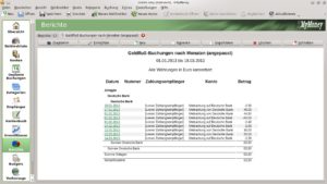 Abbildung 4: Auch kMyMoney bietet umfangreiche Statistikfunktionen, die allerdings wieder nur für Profi-Anwender schnell zu überblicken sind.