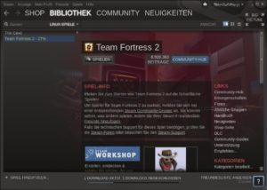 Abbildung 6: Den Installationsfortschritt zeigt der Balken am unteren Fensterrand.