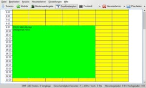 Abbildung 7: Runterladen und gleichzeitig flott surfen: In Ktorrent dürfen Sie in einem Wochenkalender Zeiten auswählen, in denen sich Downloads bei der Nutzung der Internetverbindung zurückhalten.