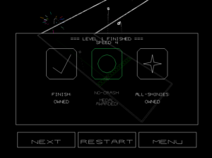 Am Ende eines Levels notiert das Spiel, wie erfolgreich der Spieler war.