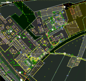Hier entsteht eine Rennstrecke im Openstreetmap-Editor JOSM.