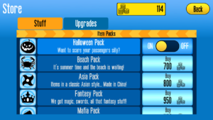 Mit dem erworbenen Halloween-Paket ...