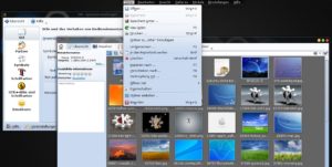 Abbildung 2: Auch KDE kennt eine "versteckte Menüleiste" im Stil von Unity und OS X.