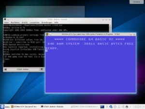 Abbildung 2: Geschafft: Der C64 läuft, und der Cursor blinkt.