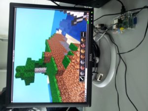 Abbildung 2: Auch Kurzweiliges hat seinen Platz: Hier lässt sich Minecraft auf dem Raspberry Pi spielen.