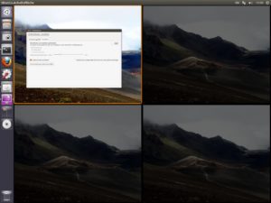 Abbildung 3: Die virtuellen Arbeitsflächen müssen Sie bei Ubuntu 13.04 explizit aktivieren. Sie verstecken sich in den Systemeinstellungen unter "Darstellung / Verhalten".