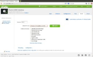 Abbildung 3: Beim Erstellen des Images geht es darum, das richtige Format für die Ausgabe festzulegen. VMDK-Images für Virtualisierung, aber auch USB-Sticks und bootbare CDs/DVDs sind möglich.