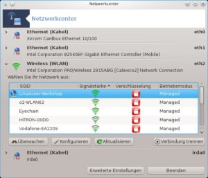 Abbildung 4: Mit Zeroshell bauen Sie schnell ein neues WLAN auf.