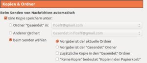Abbildung 5: Die Erweiterung Copy Sent to Current bietet neue Optionen für gesendete Nachrichten.