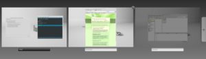Abbildung 5: Seit Cinnamon 1.6 können Sie den virtuellen Desktops Namen zuweisen. Diese sehen Sie unter anderem in der Exposé-Ansicht.