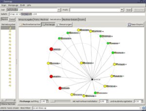 Abbildung 7: Betriebssysteme, Dienste, Port-Status: Zenmap bietet zahlreiche Filtermöglichkeiten.