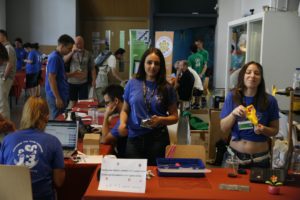"Greekos" bei der Arbeit - die griechische Suse-Community hat das Event organisiert.