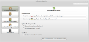 Die neue Paketquellen-Verwaltung von Linux Mint 15