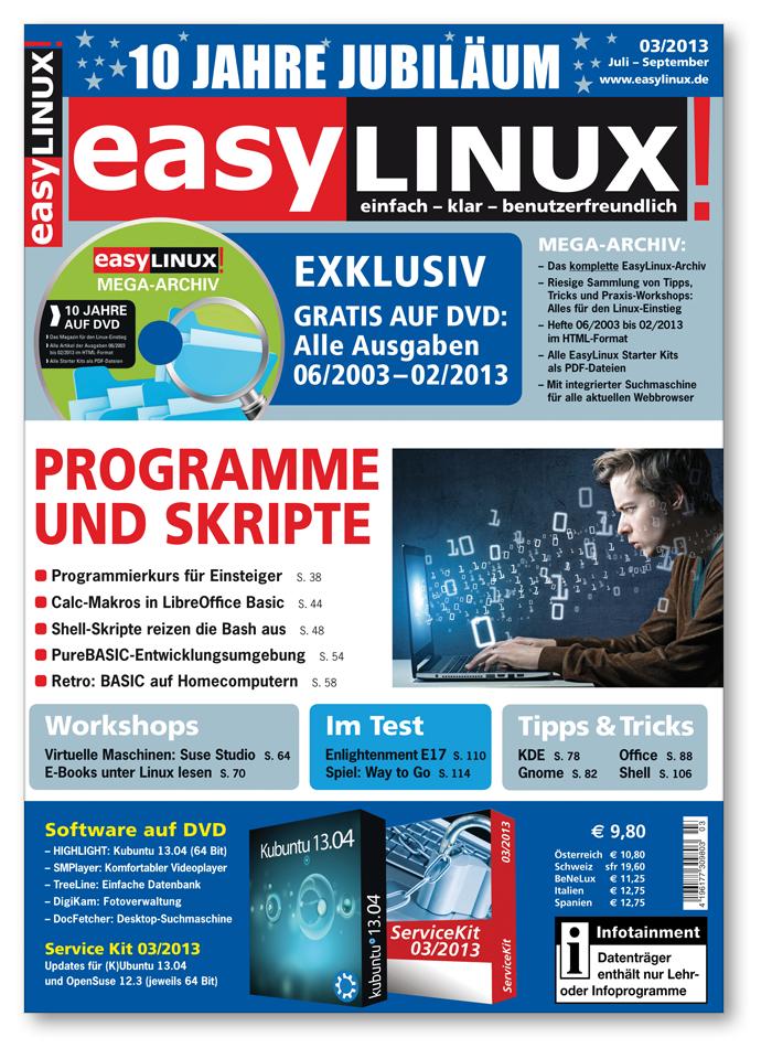 Heftcover EasyLinux 03/2013