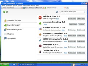 Abbildung 5: In Tails haben die Entwickler den Browser für den Einsatz des Tor-Netzwerks vorkonfiguriert.