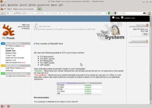 Abbildung 7: Alles im grünen Bereich dank der Zeroshell-Firewall.