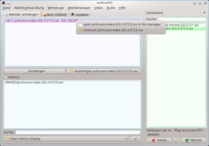 Abbildung 2: Im übersichtlichen AcetoneISO-Programmfenster hängen Sie ISO-Abbilder schnell ins System ein.