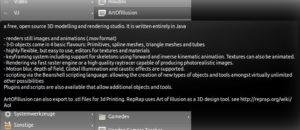 Abbildung 3: Vorinstallierte Programme bei OpenArtist verfügen unter Gnome über eine umfangreiche Hilfe, für die alternativen Desktops ist das bisher nicht der Fall.