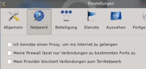 Abbildung 12: Sollte Ihr Provider Tor blockieren, können Sie das umgehen, indem Sie einen "Bridge-Node" eintragen.