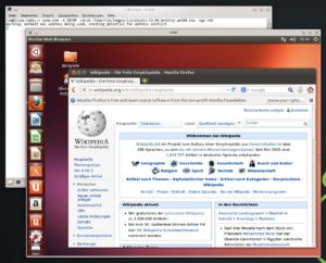 Abbildung 2: Dank des in Qemu eingebauten Routers samt Firewall kommt hier Ubuntu ohne weitere Einstellungen direkt ins Internet.
