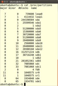 Abbildung 2: Die Größe der Partitionen untermauert, dass es sich bei <code srcset=
