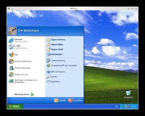 Abbildung 3: Ein altes Windows XP läuft genauso unter Qemu/KVM …