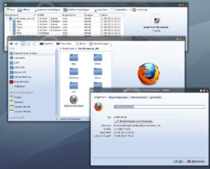 Abbildung 3: Unter KDE können Sie den Tor-Browser mit einem Klick auf die Verknüpfung "start-tor-browser" starten.