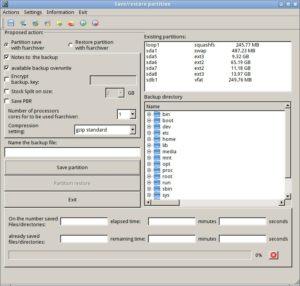 Abbildung 4: Der File System Archiver bietet sehr detaillierte Einstellungen.