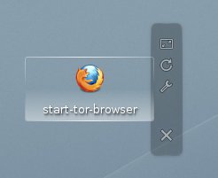 Abbildung 4: Unter KDE können Sie ohne zusätzlichen Konfigurationsaufwand den symbolischen Link zum Starten des Tor-Browsers auf den Desktop ziehen.