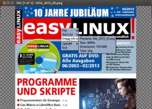 Abbildung 5: Einfach, aber schnell: "feh" ist unter Ubuntu eine gute Wahl, um Bilder zu betrachten.