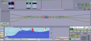 Abbildung 5: Eines der von Tracktion mitgelieferten Effekt-Netzwerke in Aktion. Der <code srcset=
