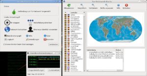 Abbildung 5: Aktuelle Knoppix-Versionen integrieren das Anonymisierungsnetzwerk Tor. Über das Knoppix-Menü rufen Sie die grafische Benutzeroberfläche Vidalia auf den Plan.
