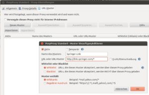 Abbildung 6: Im Firefox-Plug-in Foxy Proxy können Sie mehrere Proxys konfigurieren und dabei festlegen, welche Webseiten der Browser über welchen Proxy besucht.