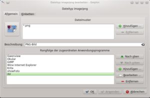 Abbildung 7: Wenn Sie bei Dolphin die Eigenschaften eines Dateityps anpassen, nutzt der Dateimanger die Anwendung Ihrer Wahl.