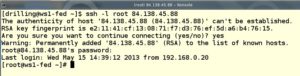 Abbildung 9: Auf Ihrem Linux-PC können Sie sich auch von außerhalb via SSH einloggen, wenn Sie die Fritzbox passend konfigurieren.