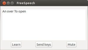 Abbildung 3: FreeSpeech zeigte beim gesprochenen "Hello World" ein äußerst kreatives Ergebnis.
