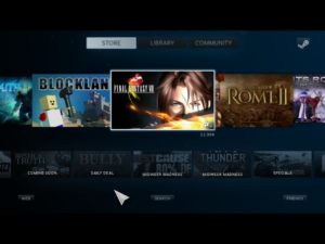 Abbildung 1: SteamOS startet den Steam-Client im Vollbildmodus.