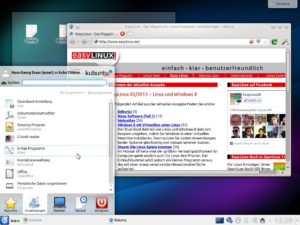 Abbildung 10: Ergebnis der Anstrengungen: Kubuntu hat den KDE-Desktop gestartet, jetzt können Sie loslegen.