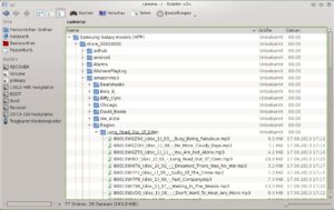Abbildung 11: Das Galaxy S3 ist eines der Android-Smartphones, die Linux als Digitalkamera erkennt, weil das Handy via MTP und nicht wie eine externe Platte kommuniziert.