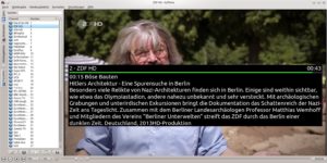 Abbildung 11: Mehr Infos: Per Tastenklick zeigt Kaffeine ausführliche Informationen zur Sendung an.