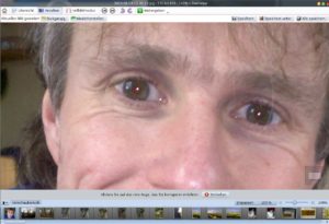 Abbildung 13: Gwenview kann ohne Zuhilfenahme externer Tools rote Augen entfernen.