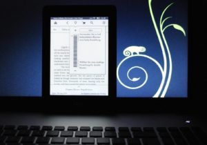 Abbildung 2: Den Kindle Paperwhite können Sie dank integrierter Beleuchtung auch im Dunkeln verwenden.