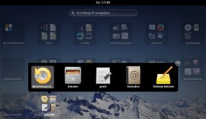 Abbildung 3: Über den DConf-Editor bringen Sie Gnome 3.8 dazu, die installierten Anwendungen wieder nach Gruppen zu sortieren.
