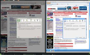 Abbildung 3: Windows (rechts) oder Linux? Egal, Firefox und viele weitere Programme funktionieren unter allen Betriebssystemen gleich.