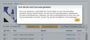 Abbildung 3: Bequemer Massendownload bei Amazon? Fehlanzeige unter Linux.