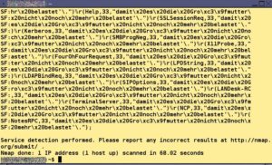 Abbildung 3: Zur Abwechslung lassen sich Portscanner mit Rotkäppchen einlullen …