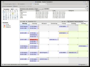 Abbildung 4: Das Plug-in Lightning verwandelt Thunderbird in eine vollwertige Groupware mit Kalender, Taskplaner und Adressbuch.
