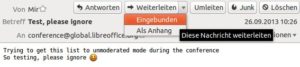 Abbildung 6: Mehr Flexibilität beim Weiterleiten von Mails bietet das Add-on Forward.