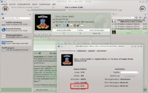 Abbildung 6: Amarok kann auch AAC-Dateien ("*.m4a") abspielen. Unter Kubuntu klappt das direkt, für OpenSuse ist ein wenig Installationsarbeit nötig.